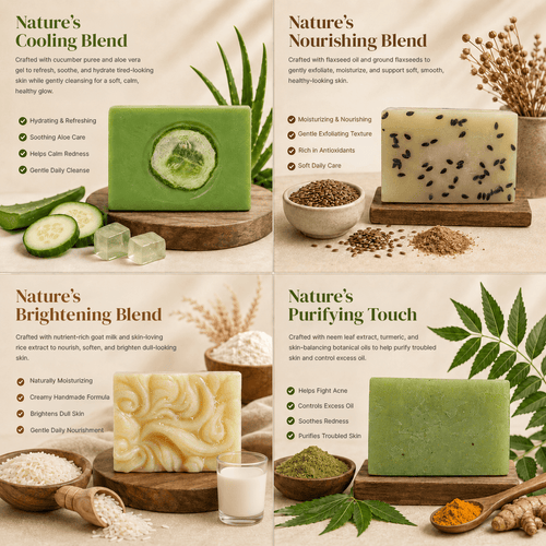 Handmade Soap Variety Pack - 4 Bars