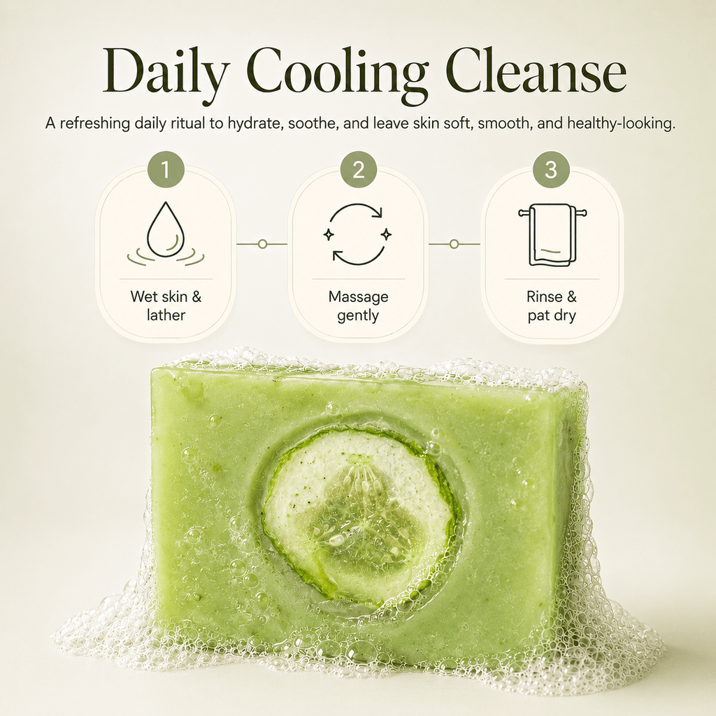Aloe Vera and Cucumber Soap