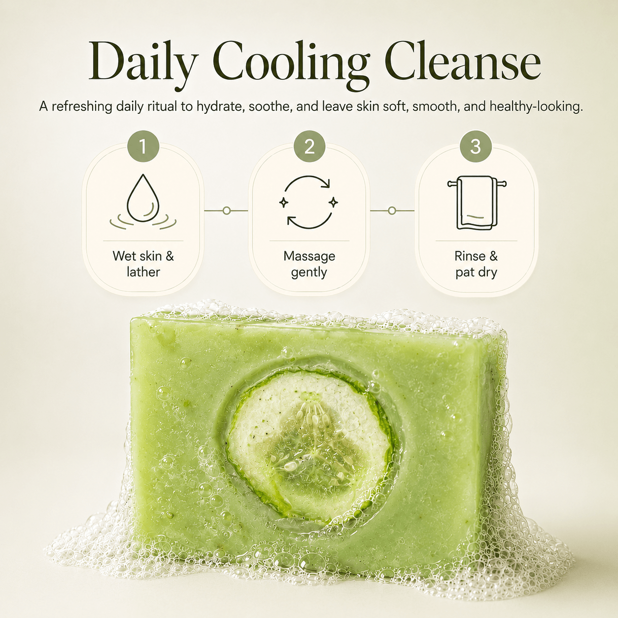Aloe Vera and Cucumber Soap