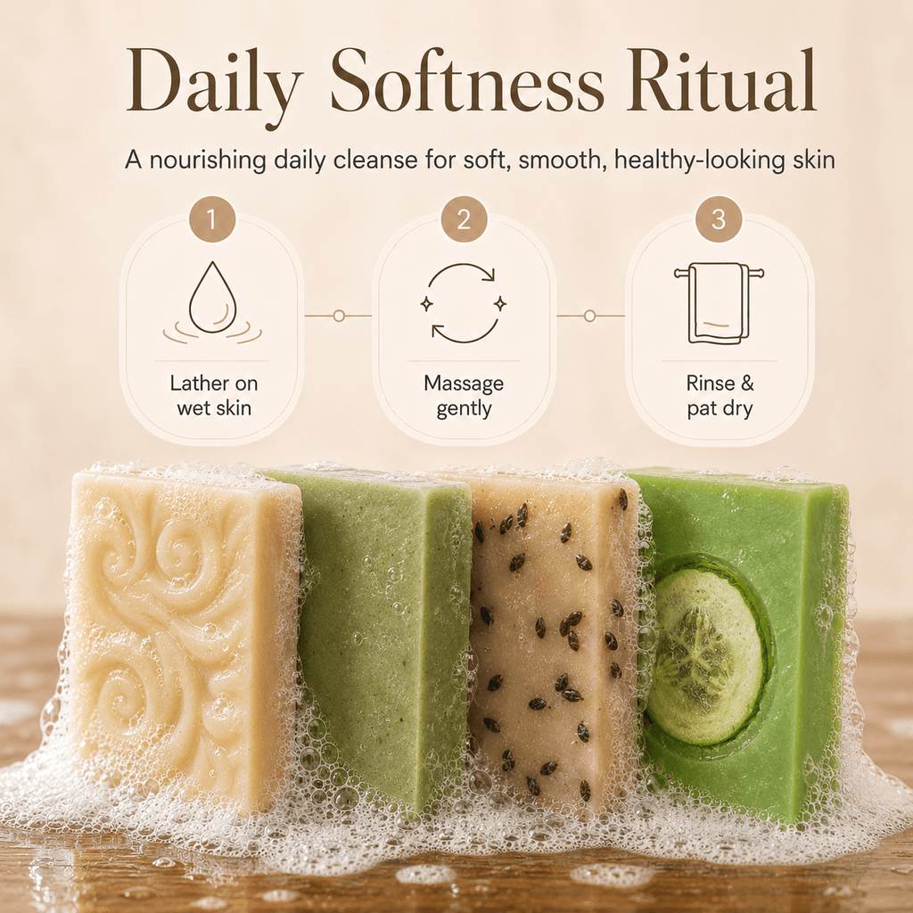 Handmade Soap Variety Pack - 4 Bars