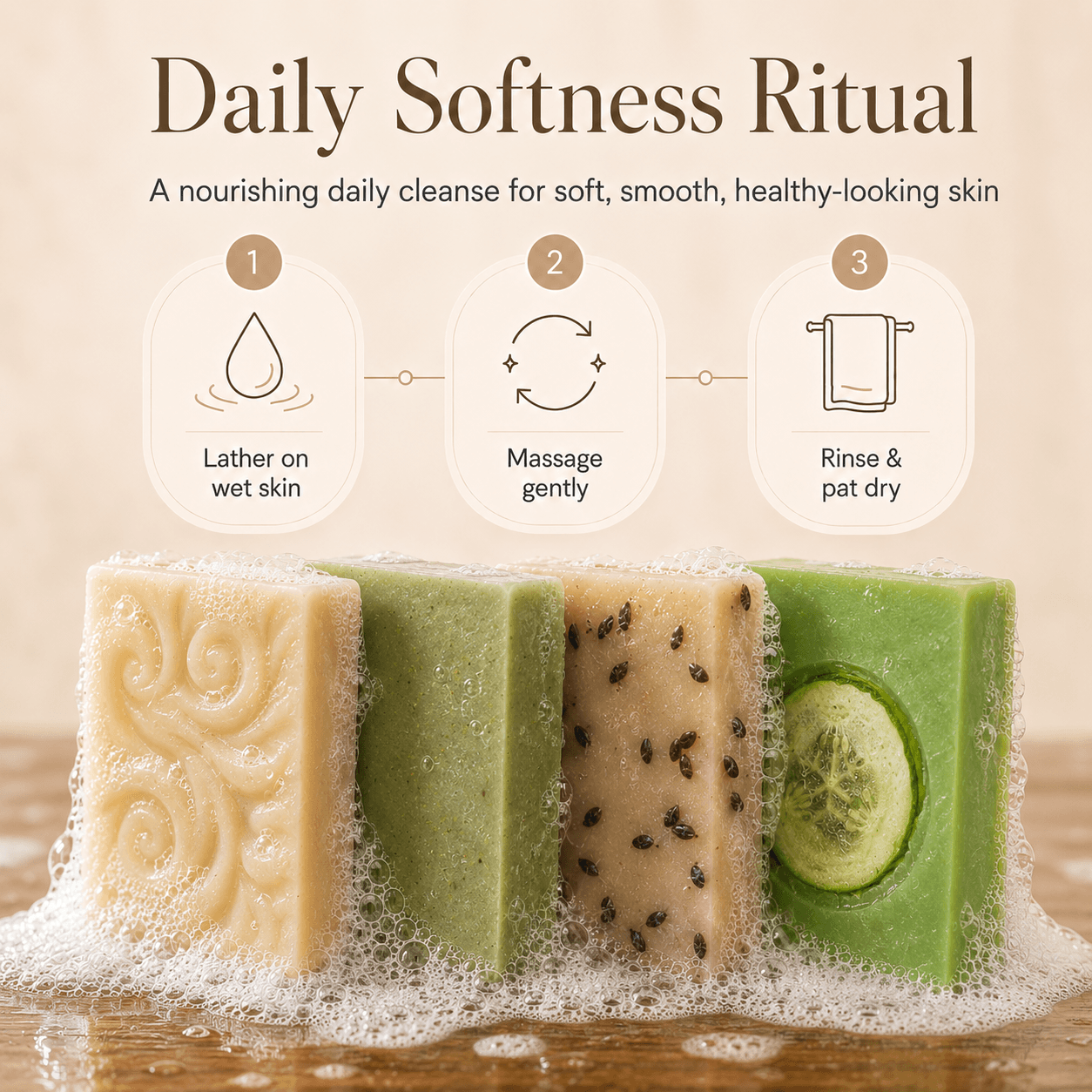 Handmade Soap Variety Pack - 4 Bars