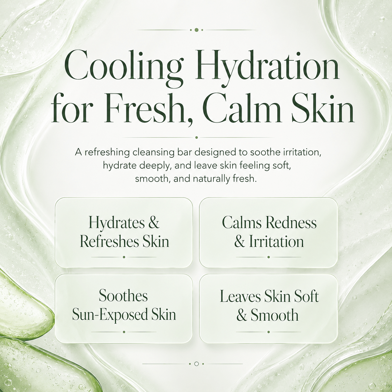 Aloe Vera and Cucumber Soap